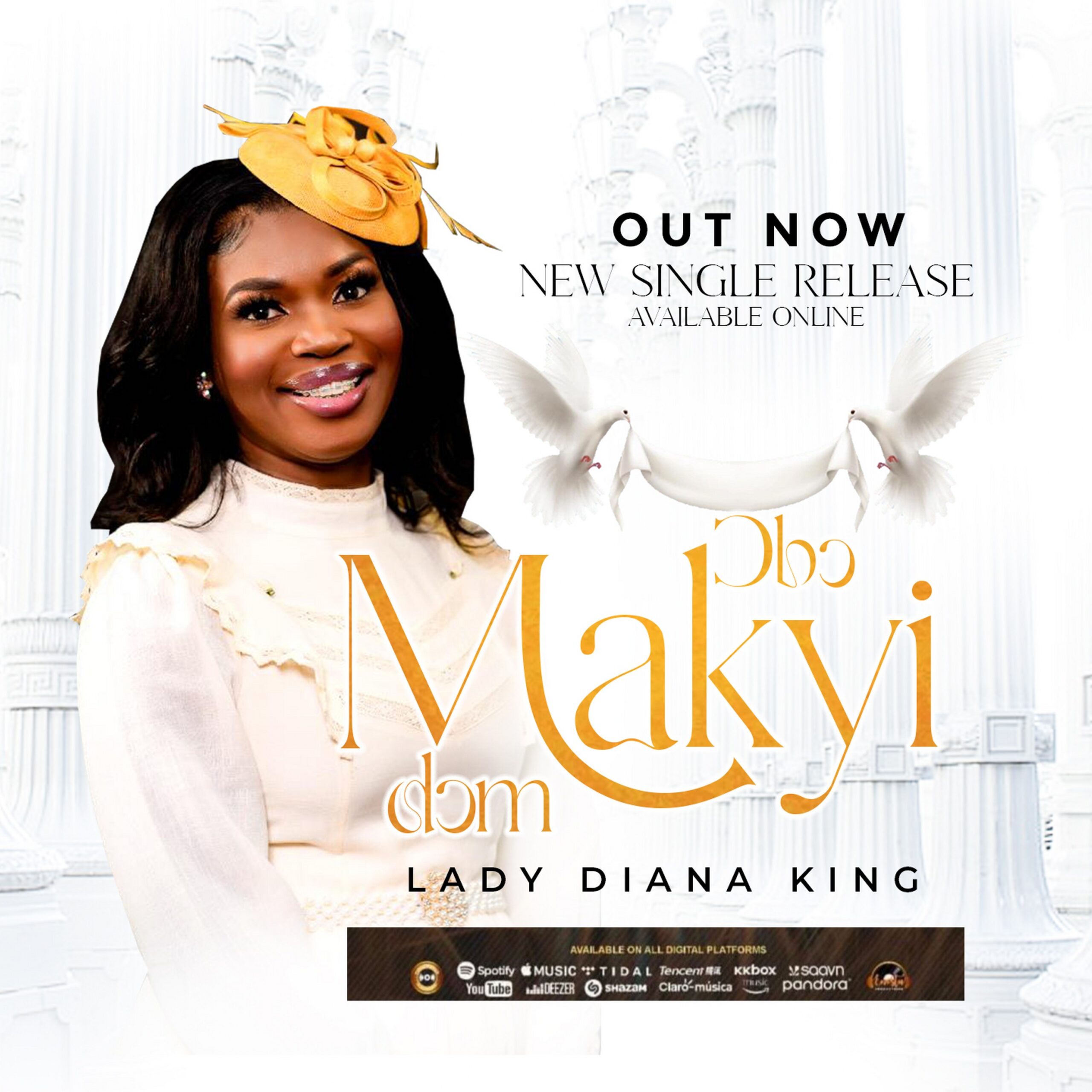 LADY DIANA KING OUTDOORS NEW MUSIC "OBO MAKYI DOM" (MY DEFENSE)