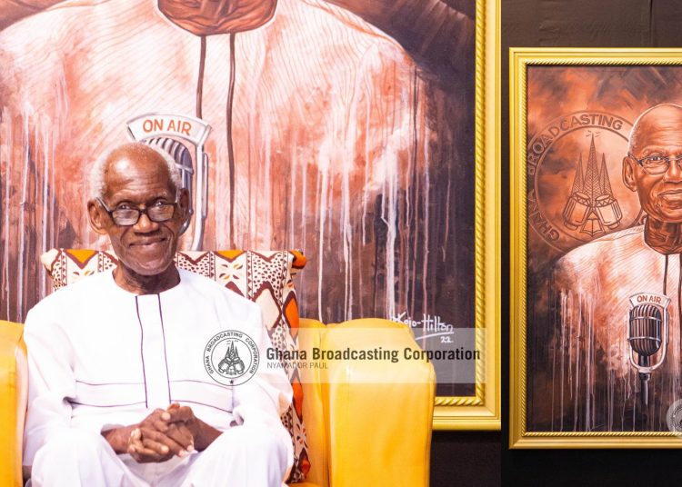 GBC honours 95-year-old Joe Lartey with a substantial Artwork