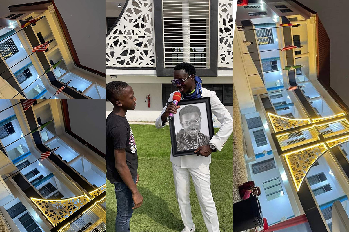 Comedian Michael Blackson Commissions An Ultra-Modern School In His Hometown (Photos+Video)