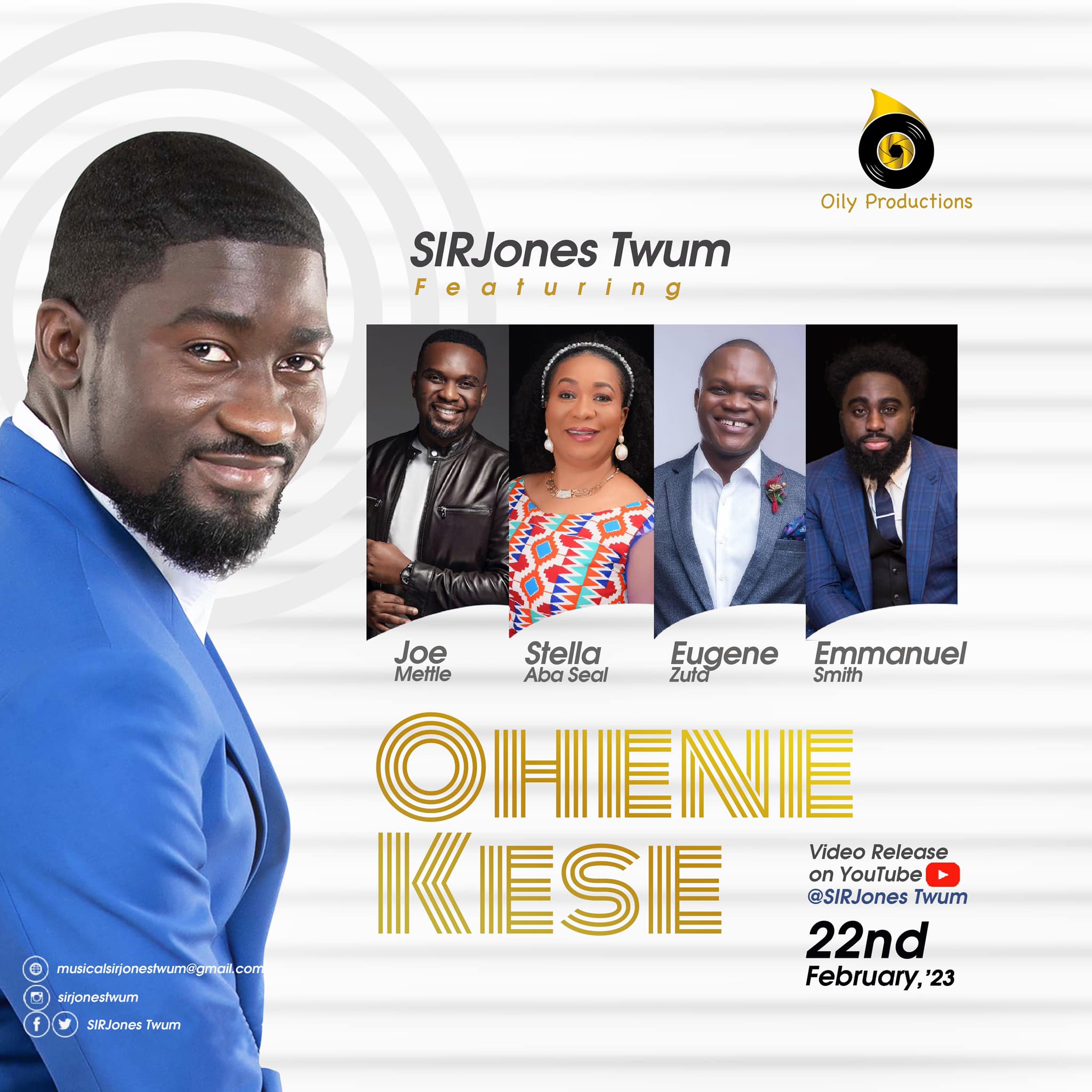 Gospel Icon SIR Jones Twum Unleashes ''OHENEKESE'' (Music Video)