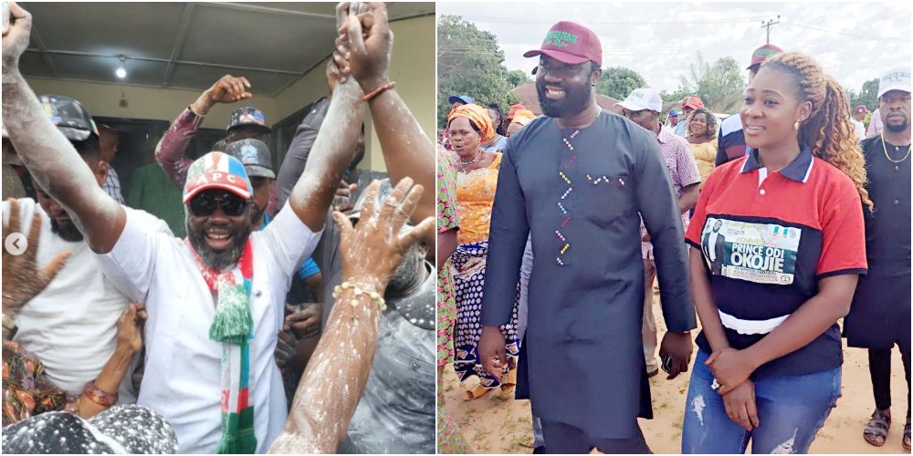 Mercy Johnson's husband top-charts elections