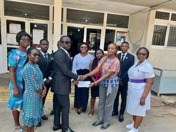 Ghana School of Law students donate to Child Health Dep’t, Korle-Bu