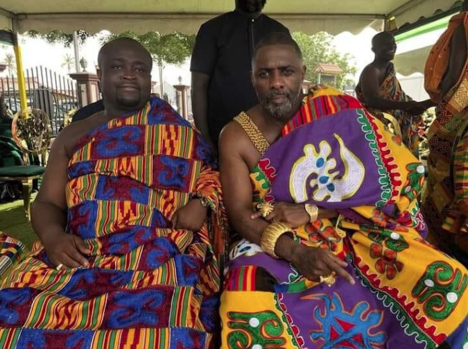 Actor Idris Elba visits Otumfuo Osei Tutu II at Manhyia Palace