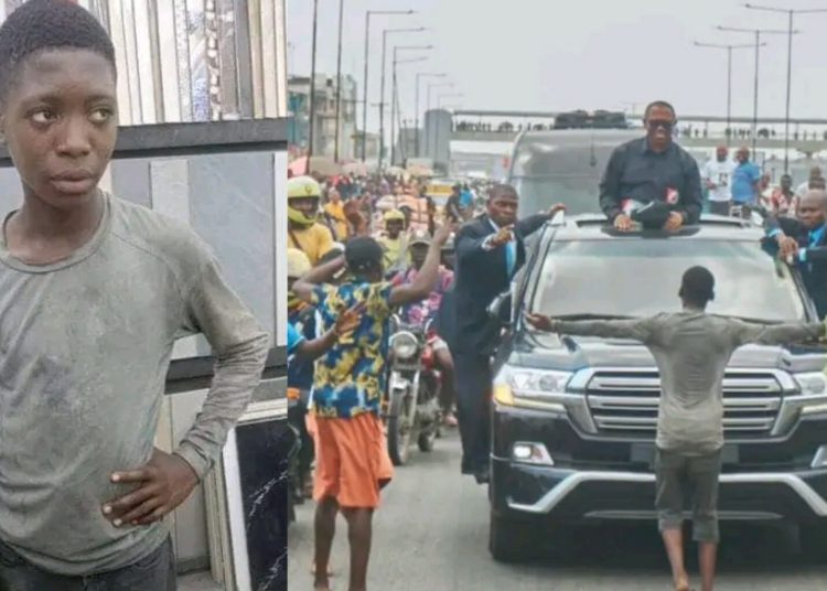 Truck pusher boy who stood in front of Peter Obi’s convoy gets full scholarship from Nigerian millionaire