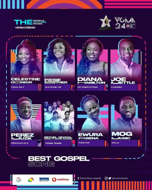 Gospel medieval Ewura Abena, secures 3 nominations at VGMA24