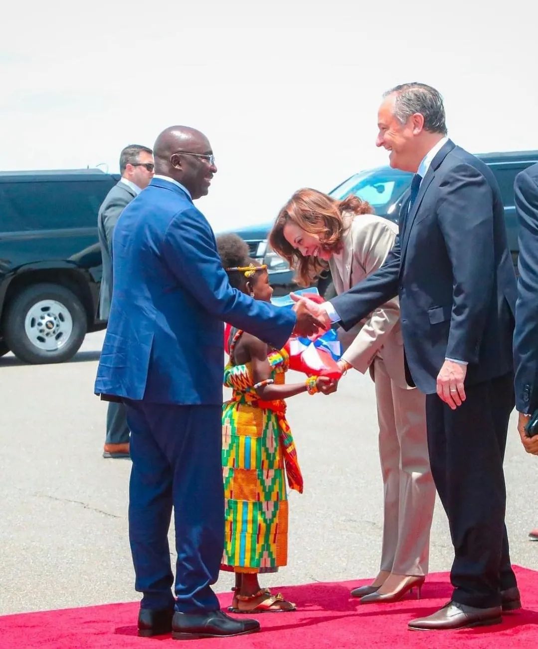 US Vice President Kamala Harris Arrives In Ghana For 3Days Official State Visit