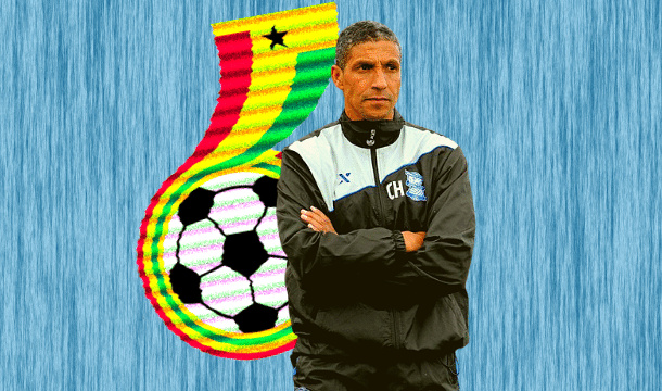  Chris Hughton, new Ghana coach, has signed a deal until 2024.