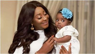 Nigerian actress Ini Edo flaunts her daughter