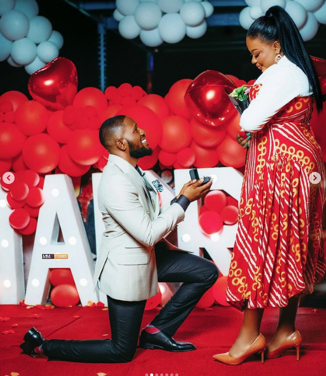 Wedding Bells Ringing: Yinka Okeleye Proposes to Sunmisola Agbebi