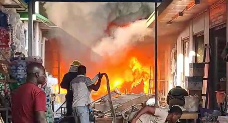 Kejetia Market left in fire remains