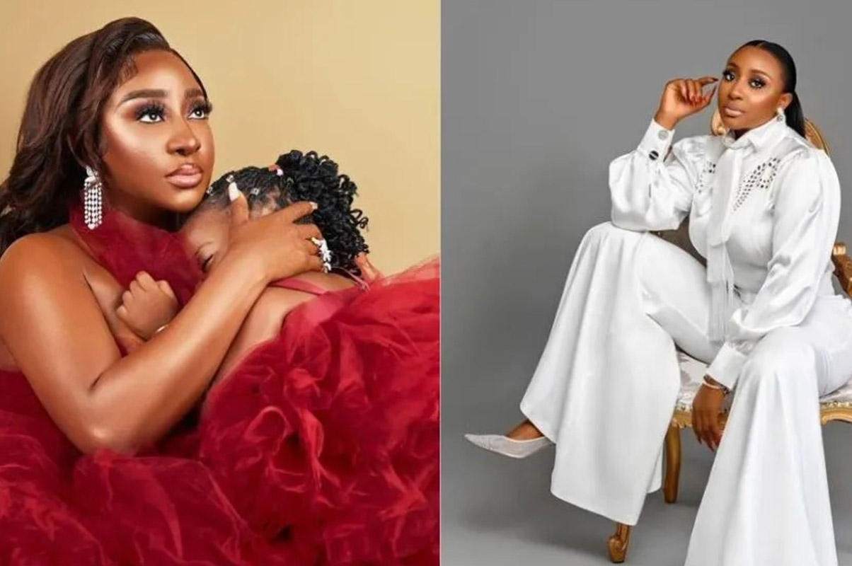 Nigerian actress Ini Edo flaunts her daughter