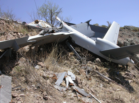 US drone crashes after encounter with Russian jet