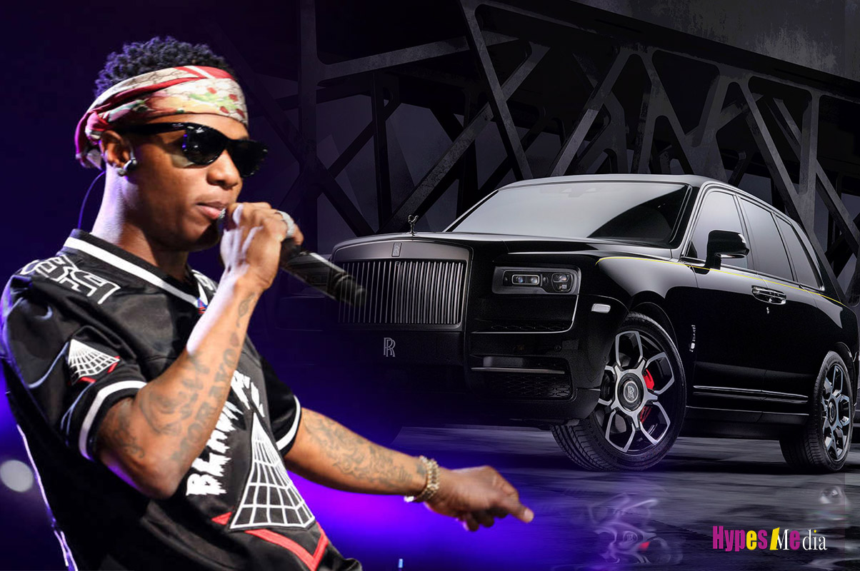 Wizkid spends a fortune on a new Rolls-Royce.