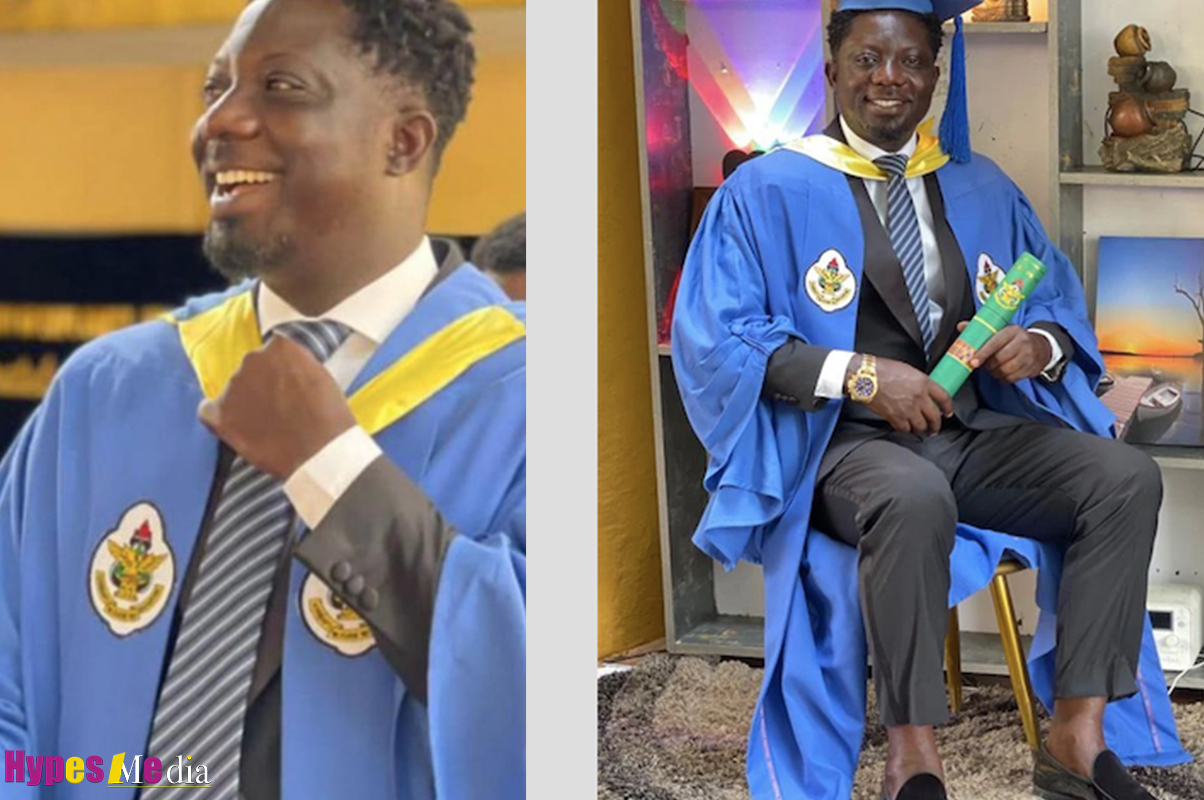 Actor Bill Asamoah, snags Masters Degree