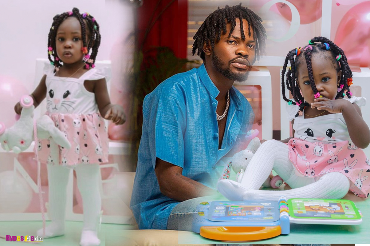 Admire the lovely shots of Fameye's daughter as she turns 1