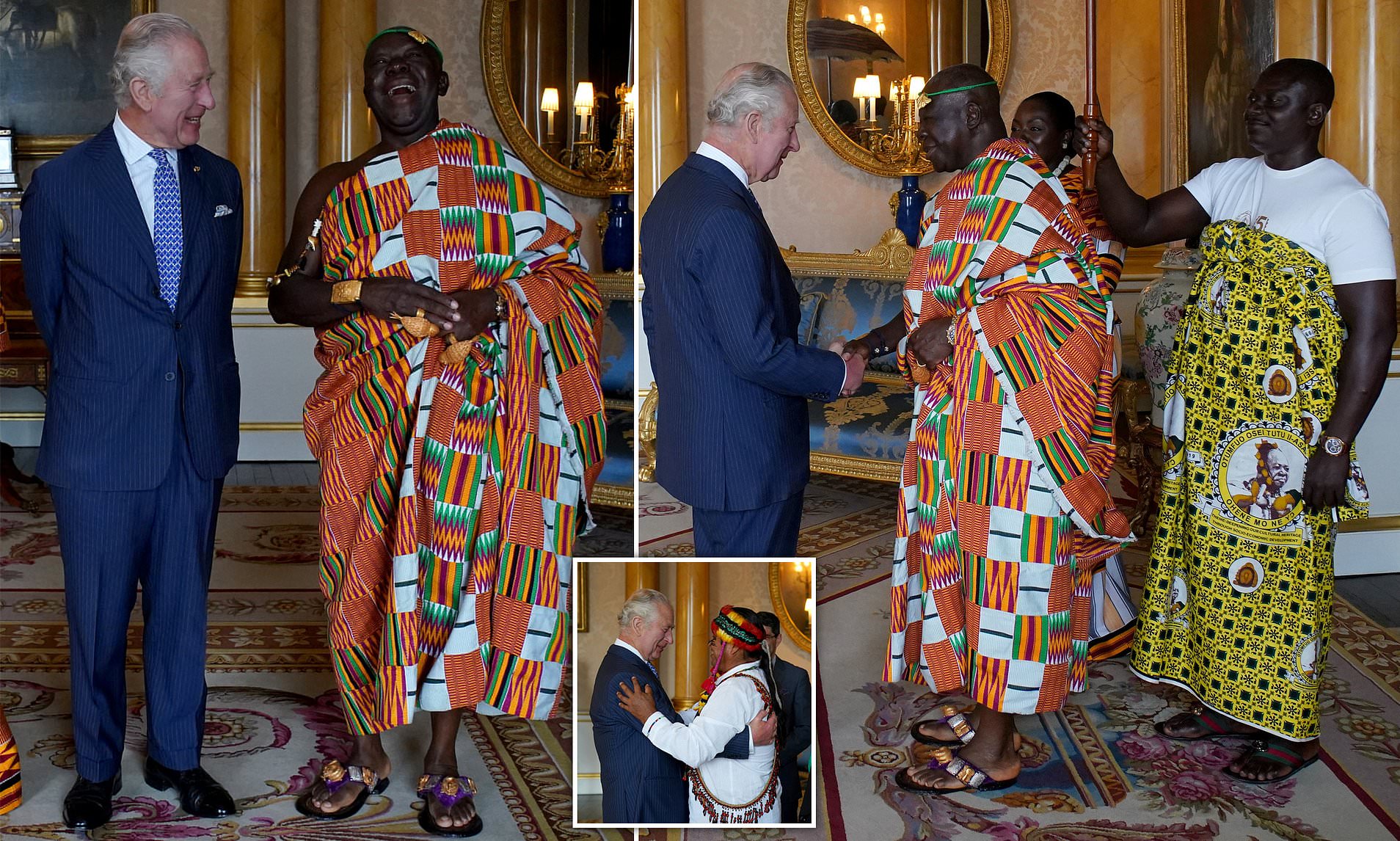 King Charles welcomes Asantehene, to Buckingham Palace ahead of coronation