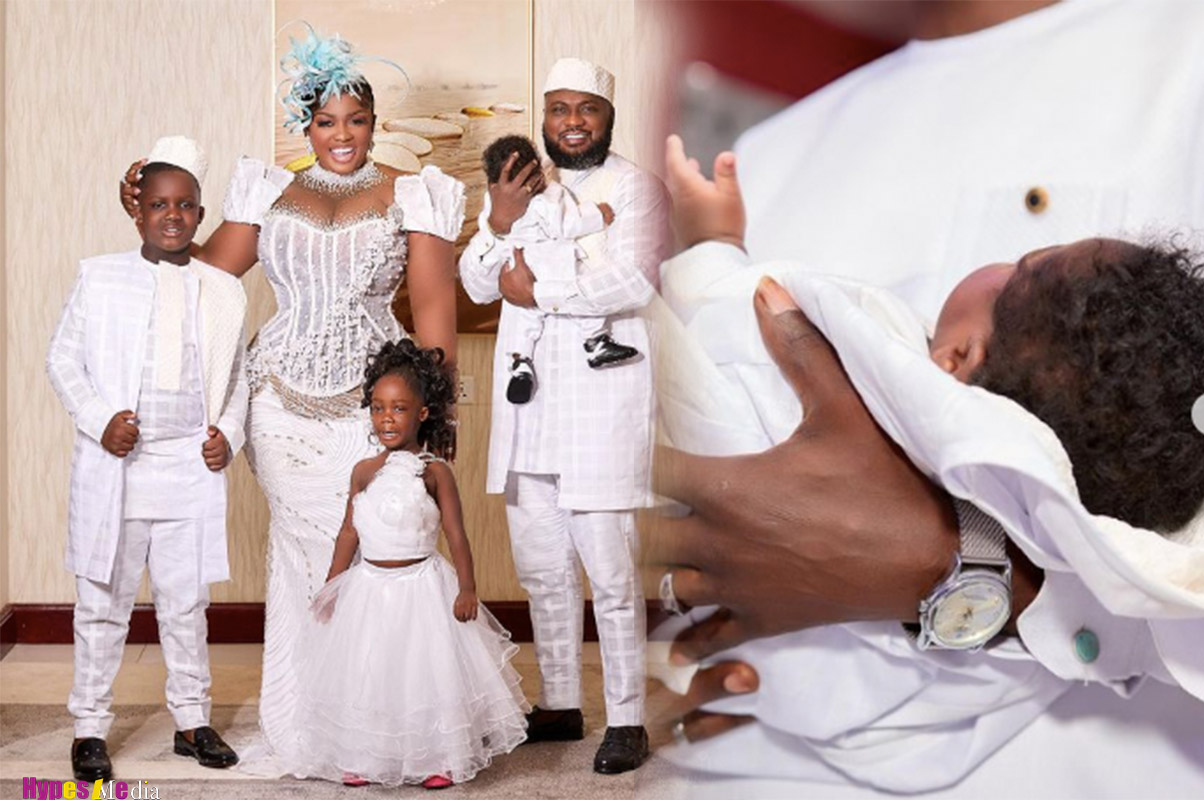 Tracey Boakye's brimming baby's christening: all the images and videos