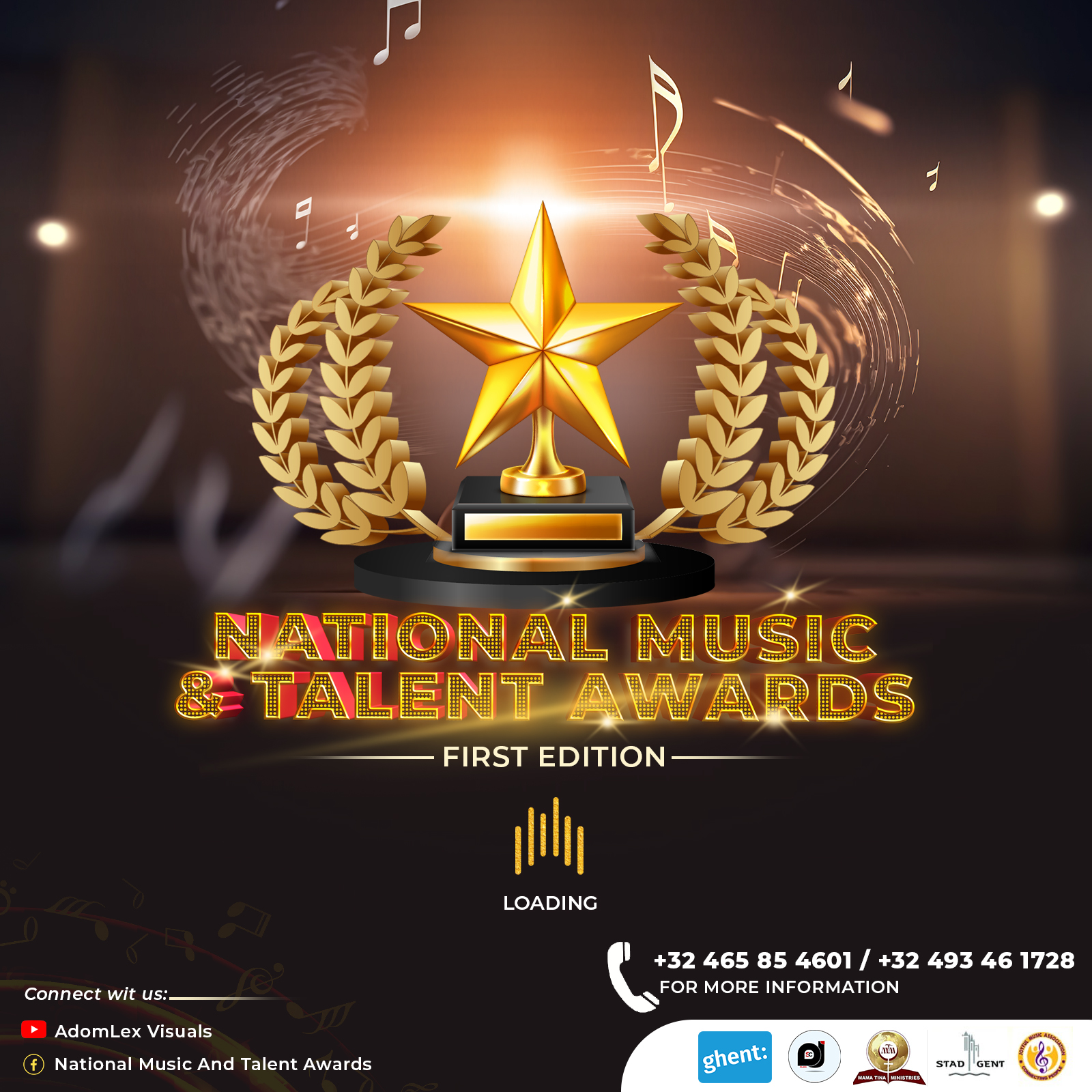 Joyful Music Association (JMA) Is Set to Host The Maiden Edition, Of The National Music and Talent Awards (NMTA) In Ghent, Belgium