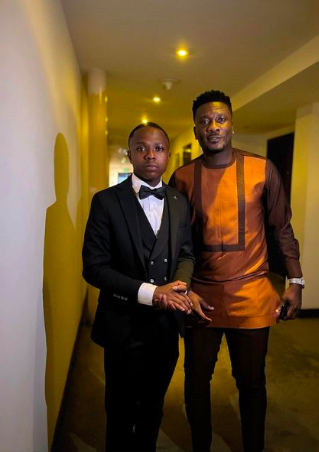 Asamoah Gyan sends heartwarming, birthday message to comedian Kyekyeku