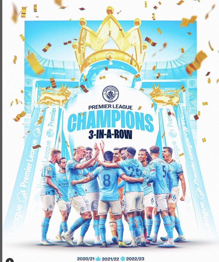 Man City claim treble, with Champions League win