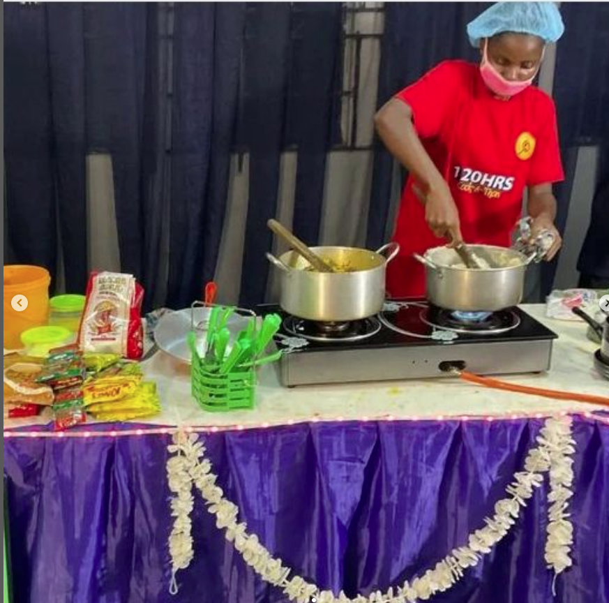  Social media reacts as another Nigerian, sets out to break Hilda Baci’s Cook-A-Thon record