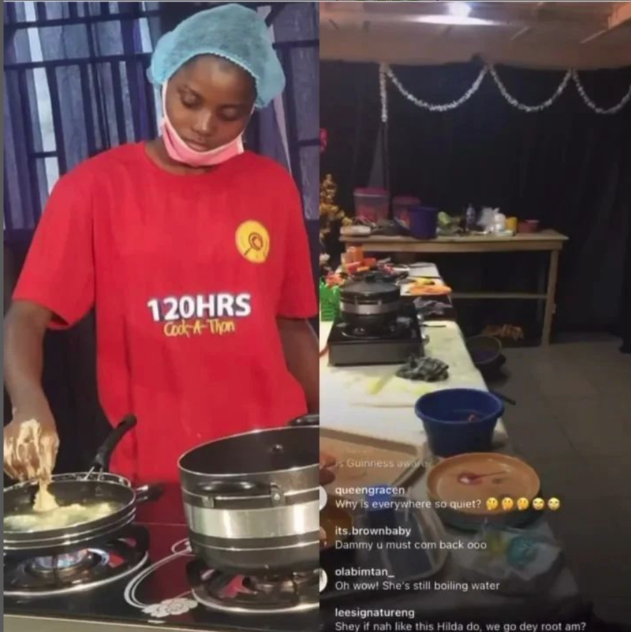  Social media reacts as another Nigerian, sets out to break Hilda Baci’s Cook-A-Thon record