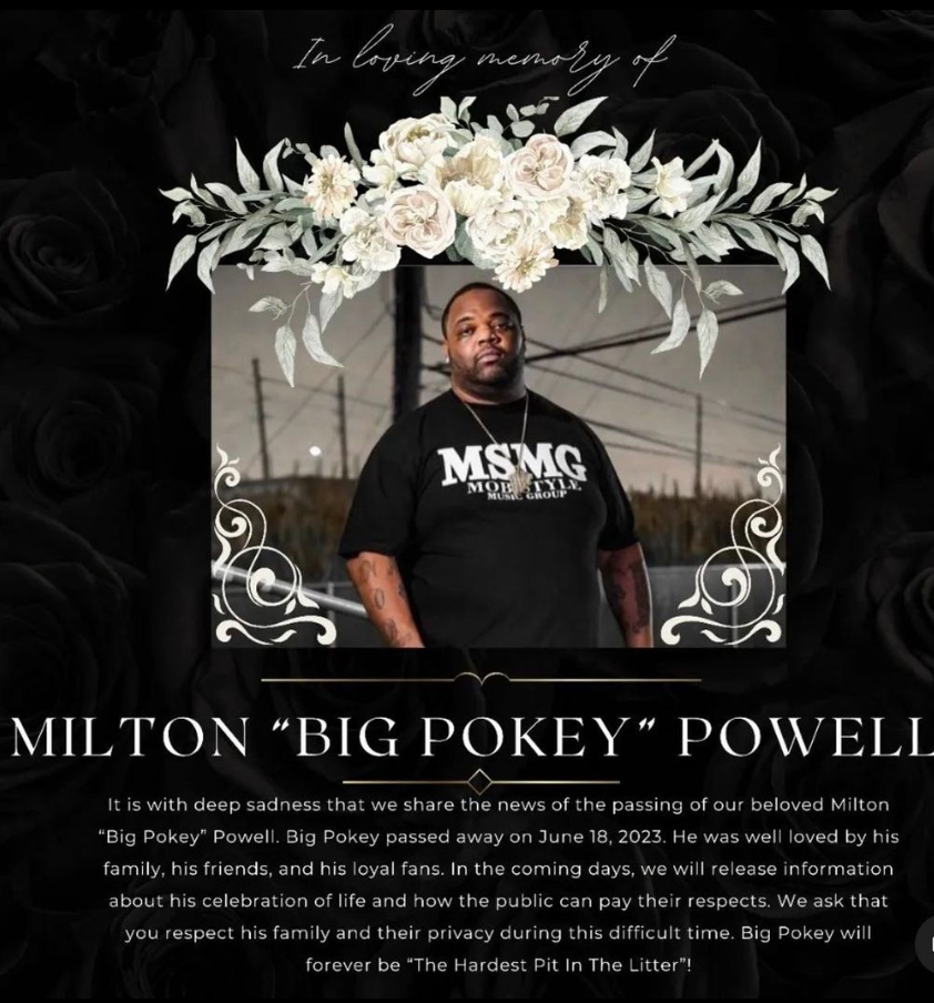 American rapper, Big Pokey, dies performing on stage