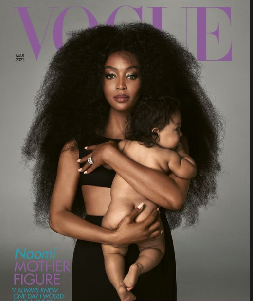 Naomi Campbell welcomes, baby boy at 53