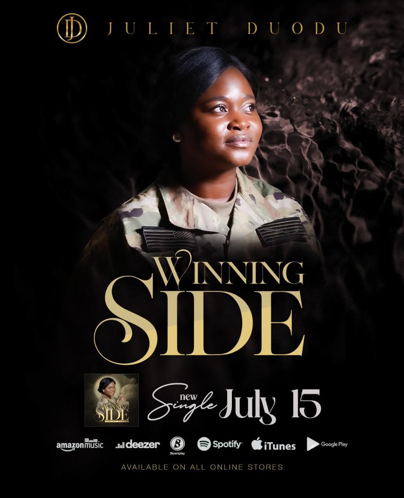 Gospel Artiste, Juliet Duodu, to release new song "Winning Side" on July 15