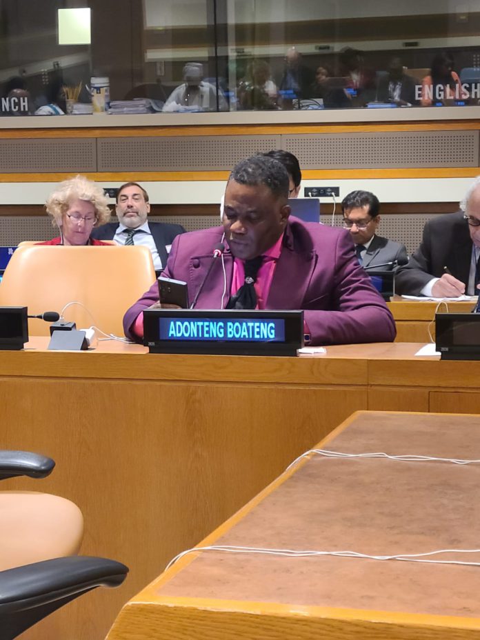 Archbishop Adonteng Boateng Sells Ghana Highly at United Nations Headquarters