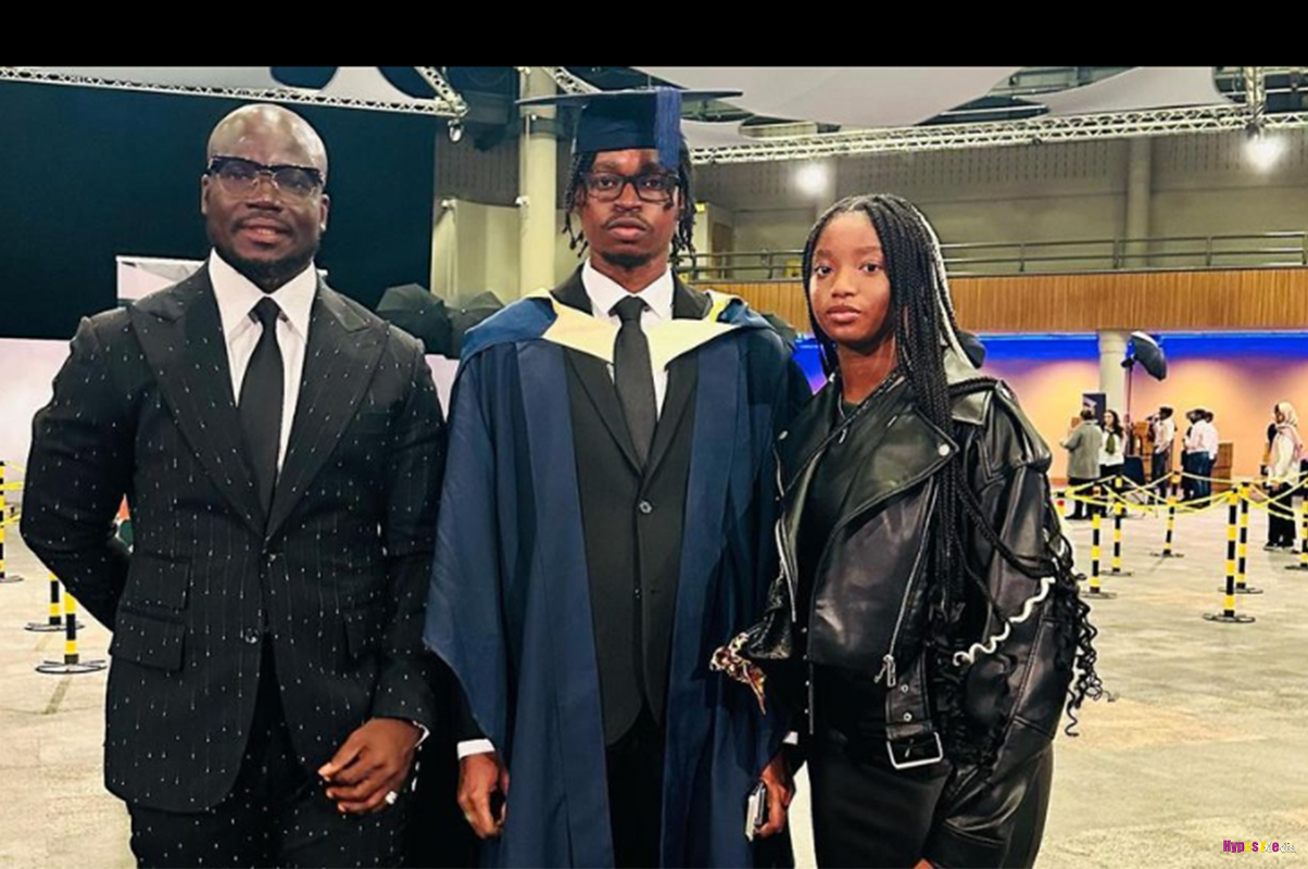 Son of Stephen Appiah, graduates from UK university