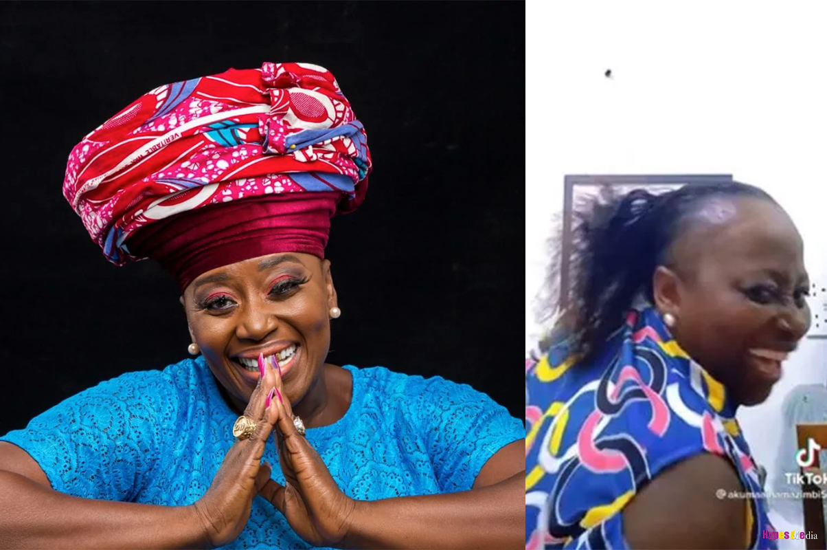 Akumaa Mama Zimbi, opens up on hair loss because of her headgear