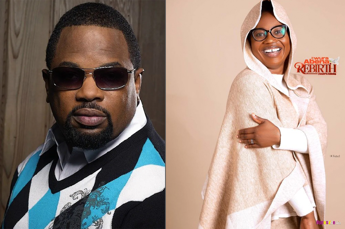 Hezekiah Walker ministers with Ewura Abena, at Every Praise Gospel Concert