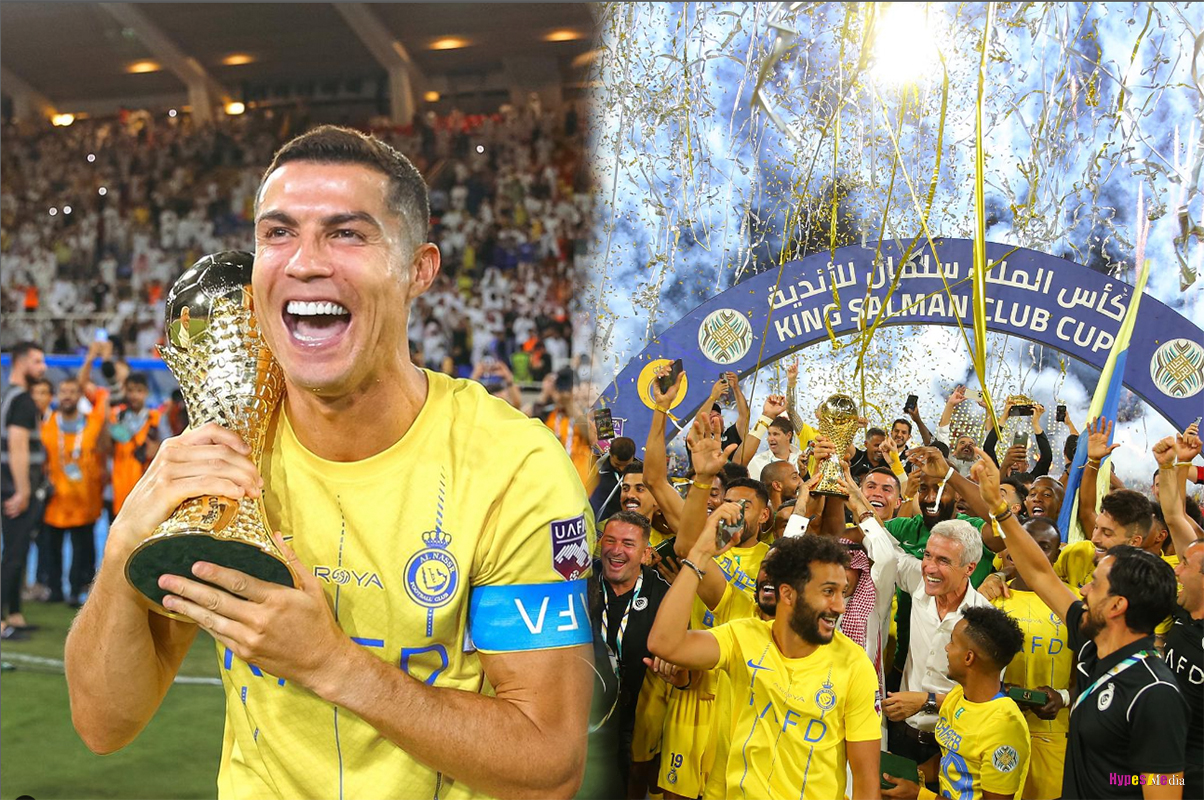 Ronaldo scores and wins, first trophy with Al-Nassr