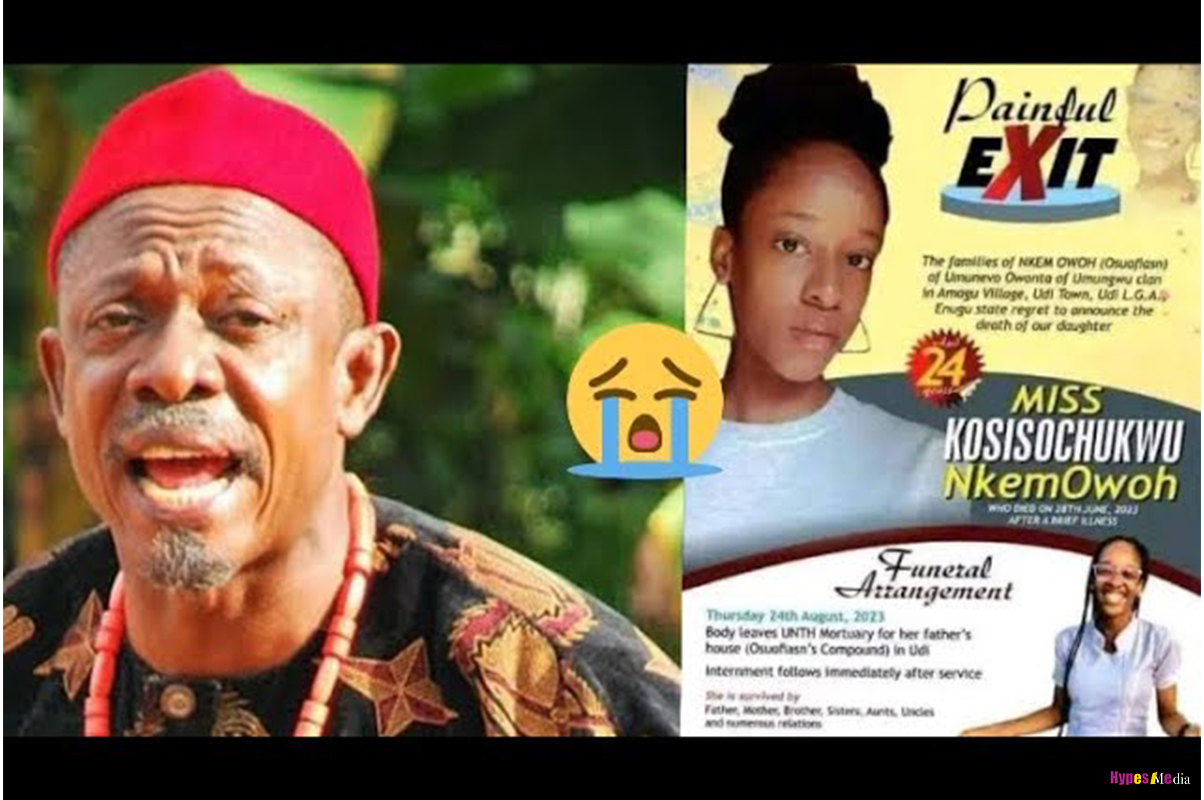 Nigerian actor Osuofia, loses daughter