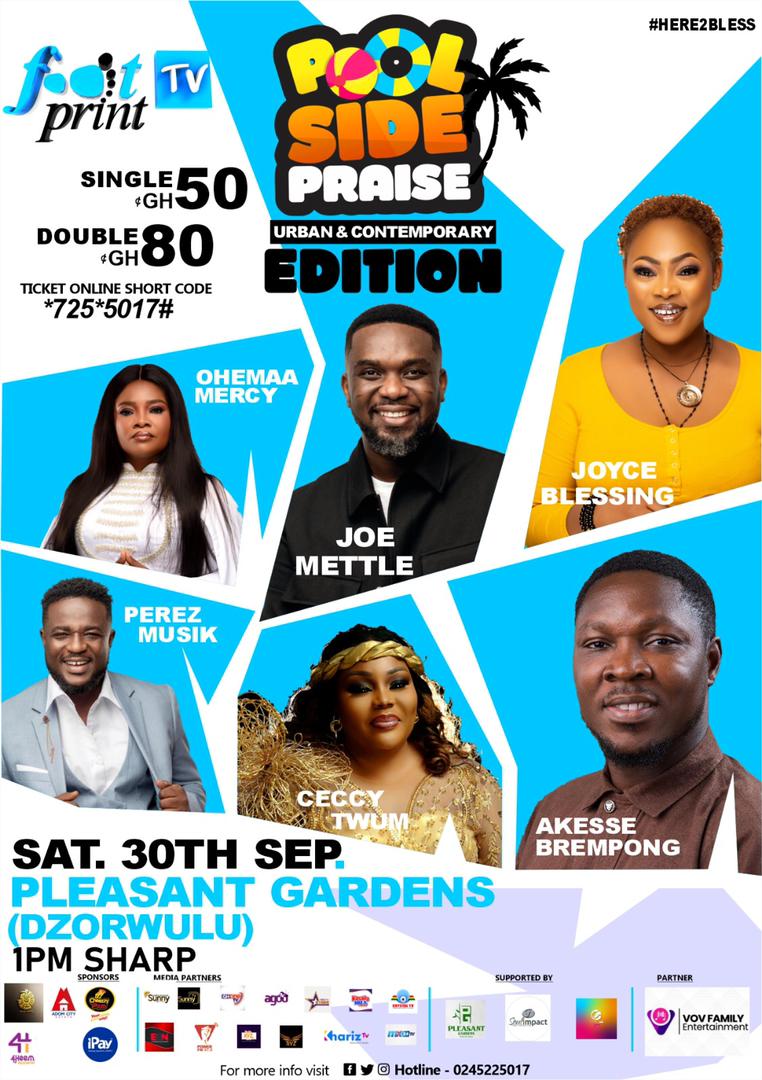 POOLSIDE PRAISE 2023 TO WITNESS OVER 30 ARTISTES ON ONE STAGE