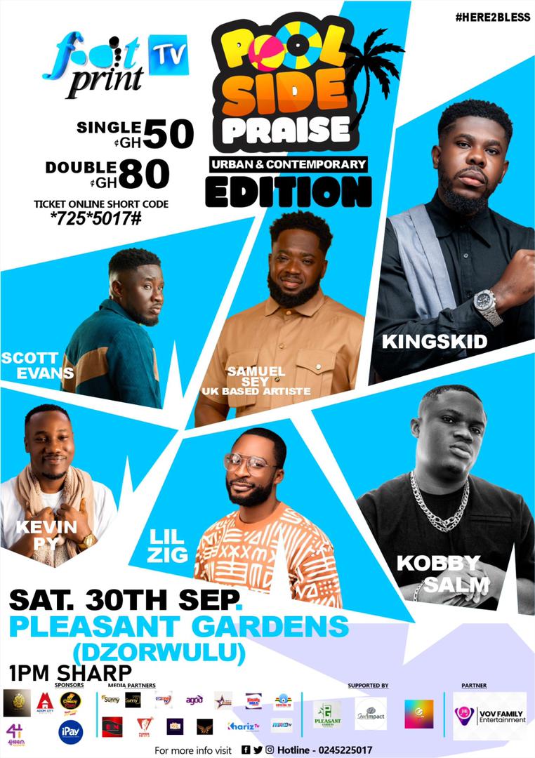 POOLSIDE PRAISE 2023 TO WITNESS OVER 30 ARTISTES ON ONE STAGE