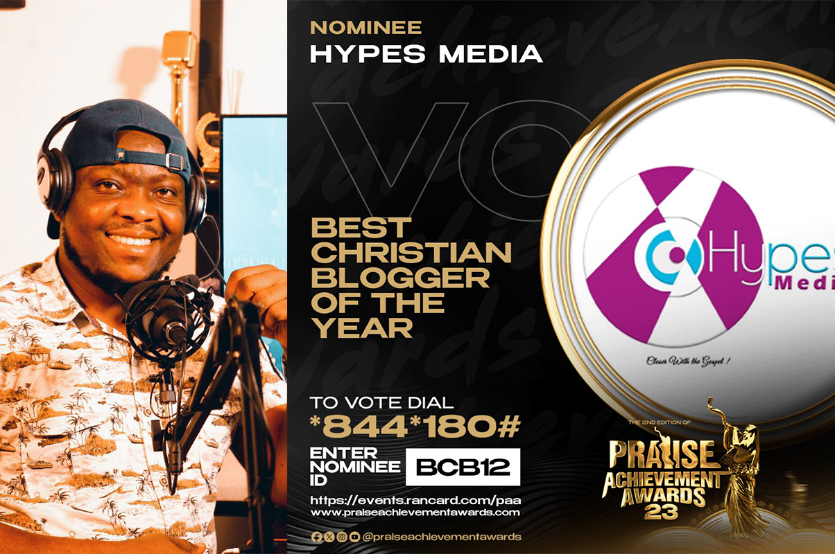 Sir Isaac Nominated for Blogger of the Year at Praise Achievement Awards 2023