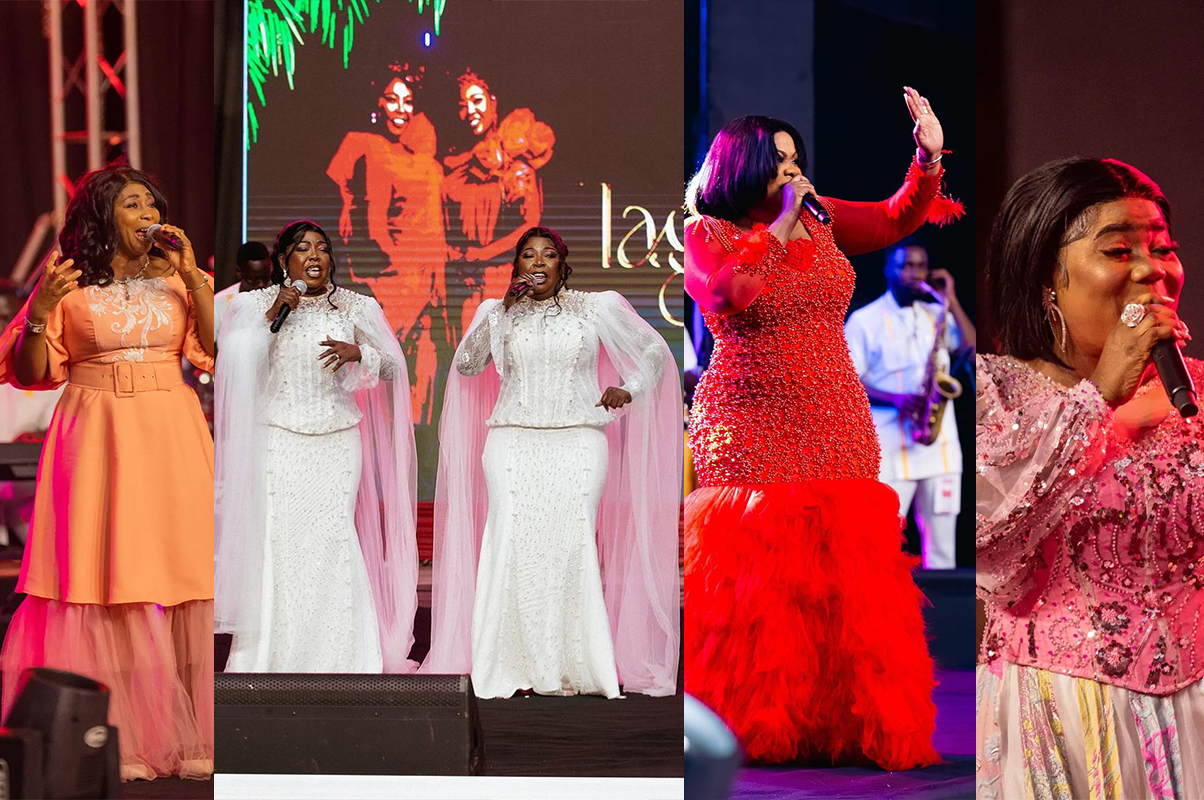 Empress Gifty, Nacee, Mary Ghansah, Kuami Eugene, others storm Tagoe Sisters @ 40 concert (Video)