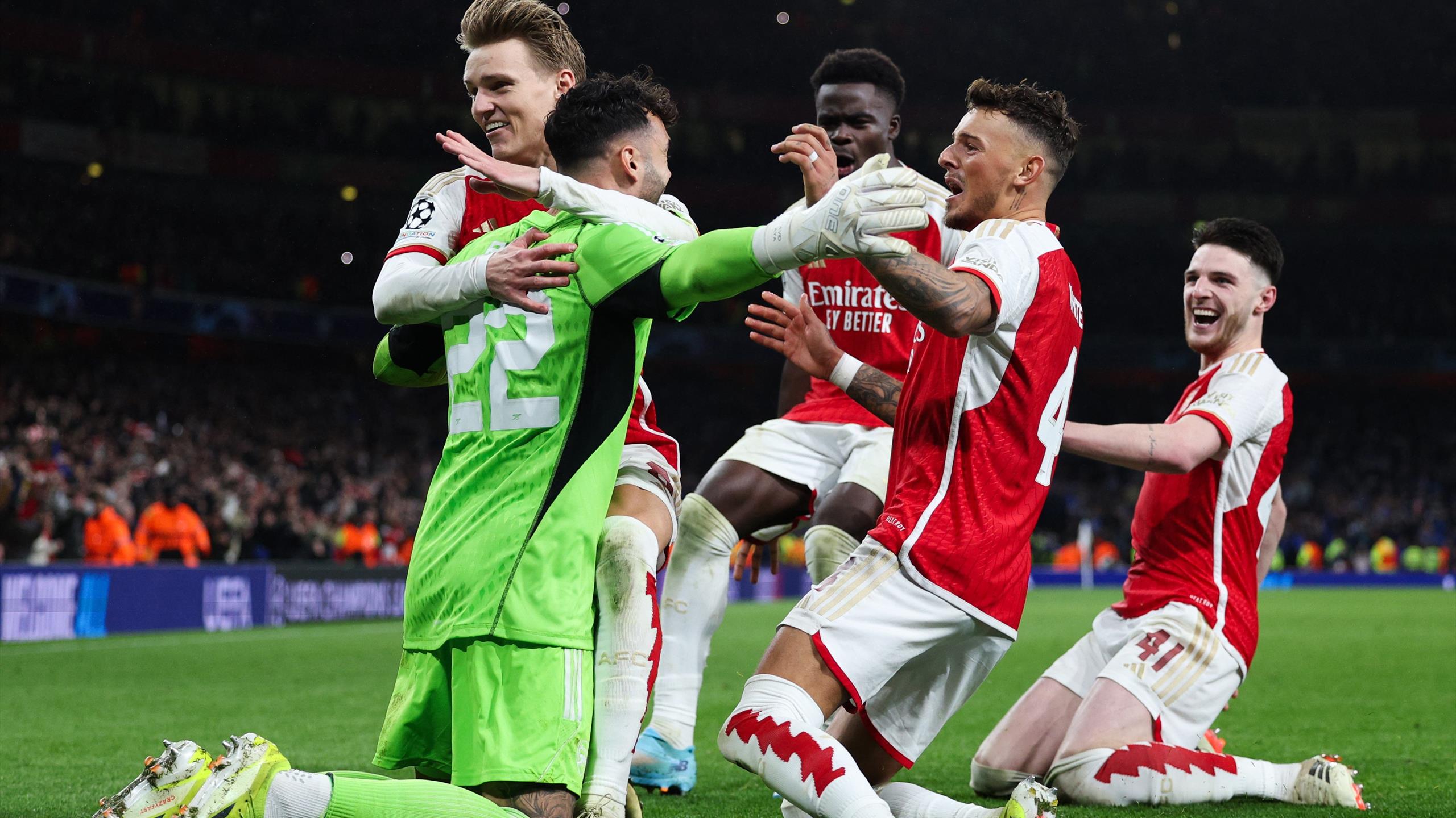 Arsenal progress to quarterfinals through penalty shootout win over Porto in UCL