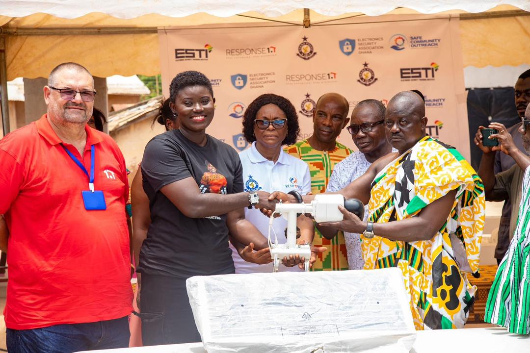 Response 1, Afua Asantewaa Roll Out Safe Community Project with CCTV Cameras, Street Lights