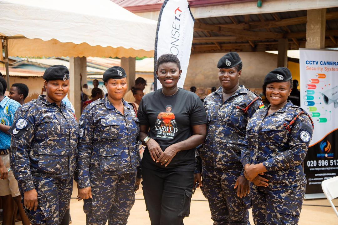 Response 1, Afua Asantewaa Roll Out Safe Community Project with CCTV Cameras, Street Lights