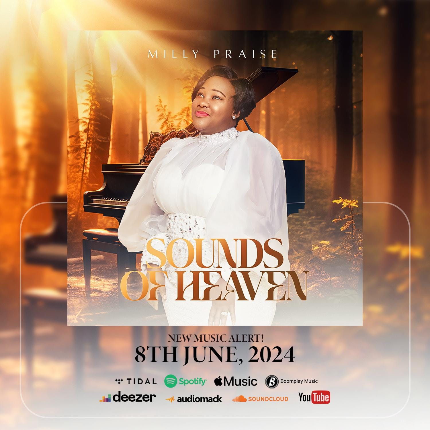 Gospel Musician, Milly Praise to Launch New Song "Sounds of Heaven" at Musical Concert on June 8