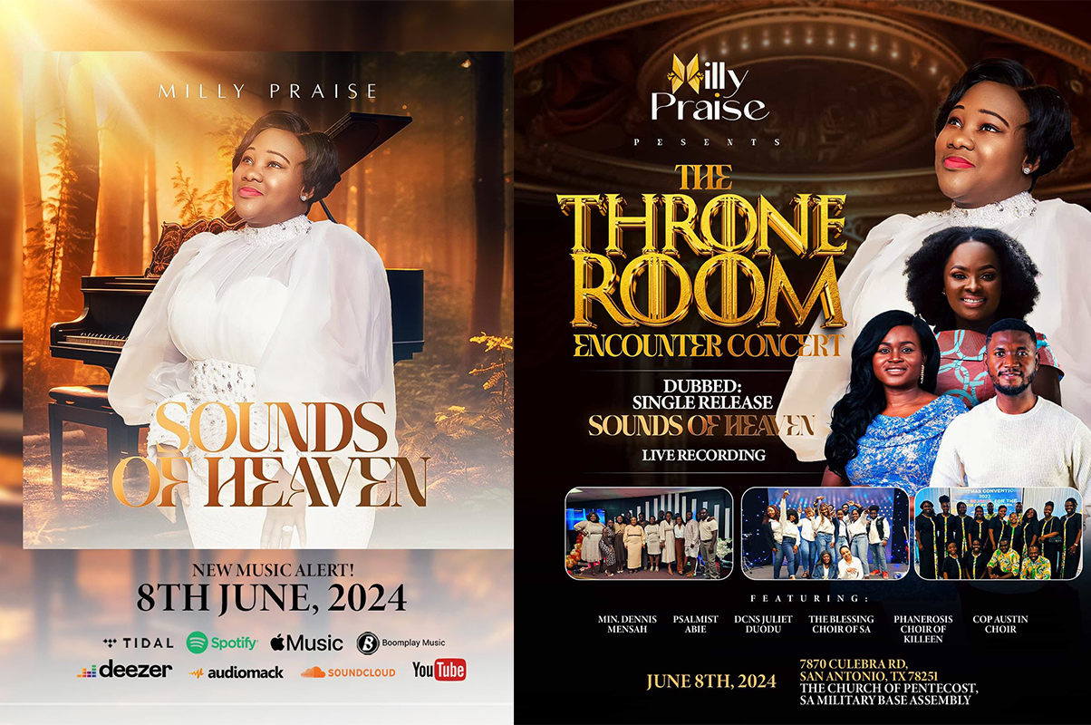 Gospel Musician, Milly Praise to Launch New Song “Sounds of Heaven” at Musical Concert on June 8