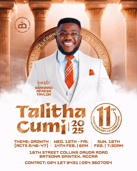 Talitha Cumi 2025: Celebrating 11 Years Of Empowering Change With Bishop Bernard Afresa Taylor