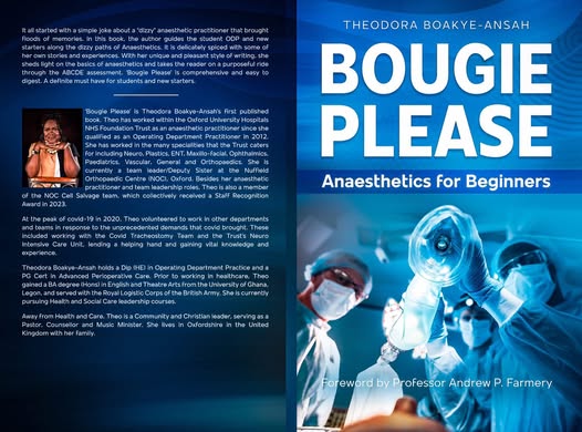 Bougie Please; Anaesthetics For Beginners - Theodora Boakye Ansah Unveils Her New Book