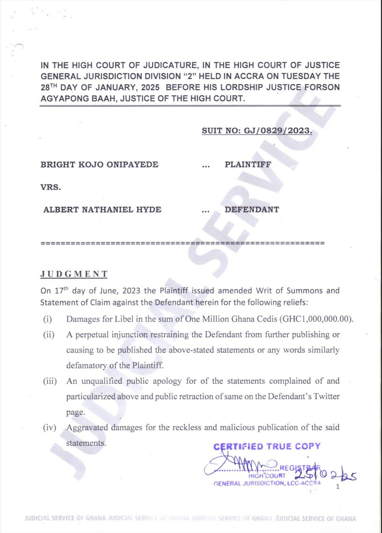 Bongo Ideas Loses Defamation Case, Ordered To Pay GH₵100,000 To Kojo Forex