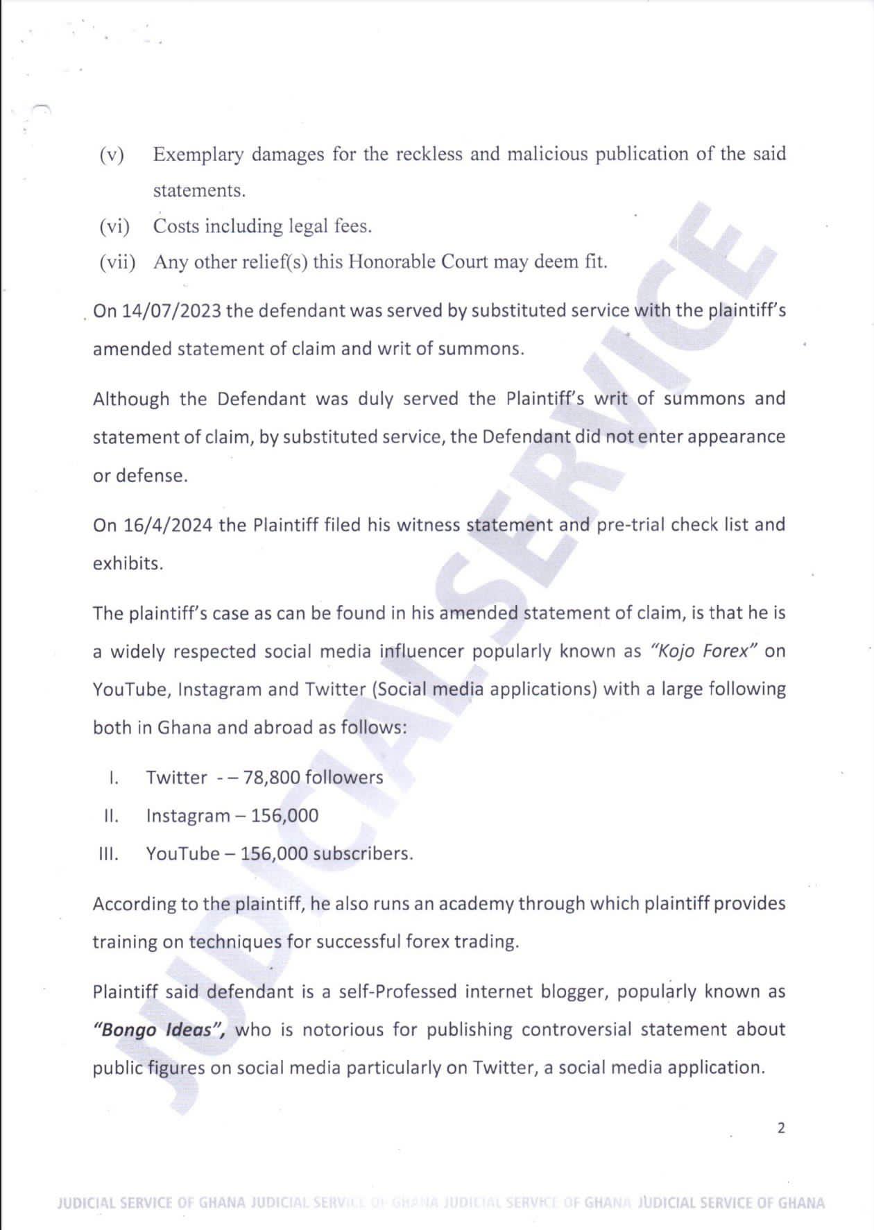 Bongo Ideas Loses Defamation Case, Ordered To Pay GH₵100,000 To Kojo Forex