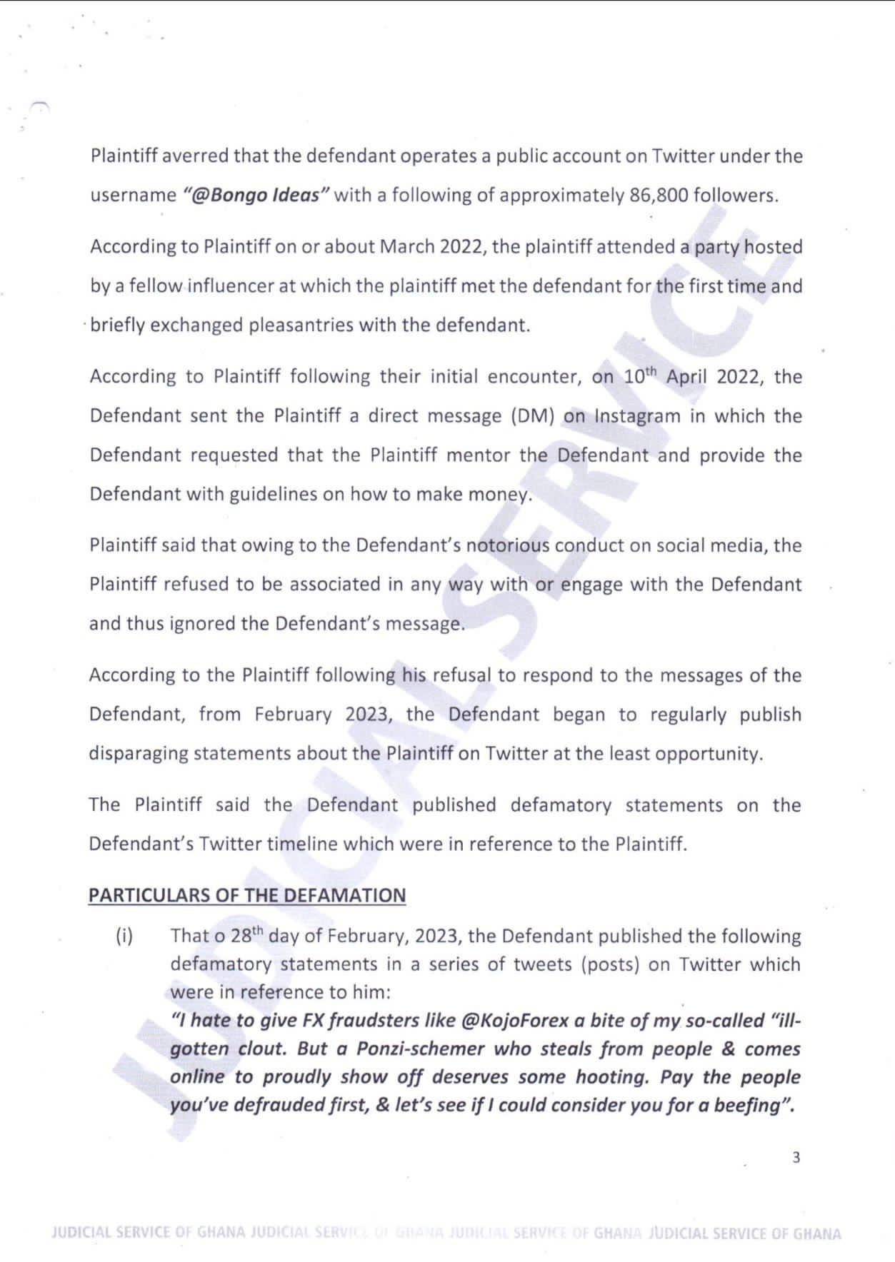 Bongo Ideas Loses Defamation Case, Ordered To Pay GH₵100,000 To Kojo Forex