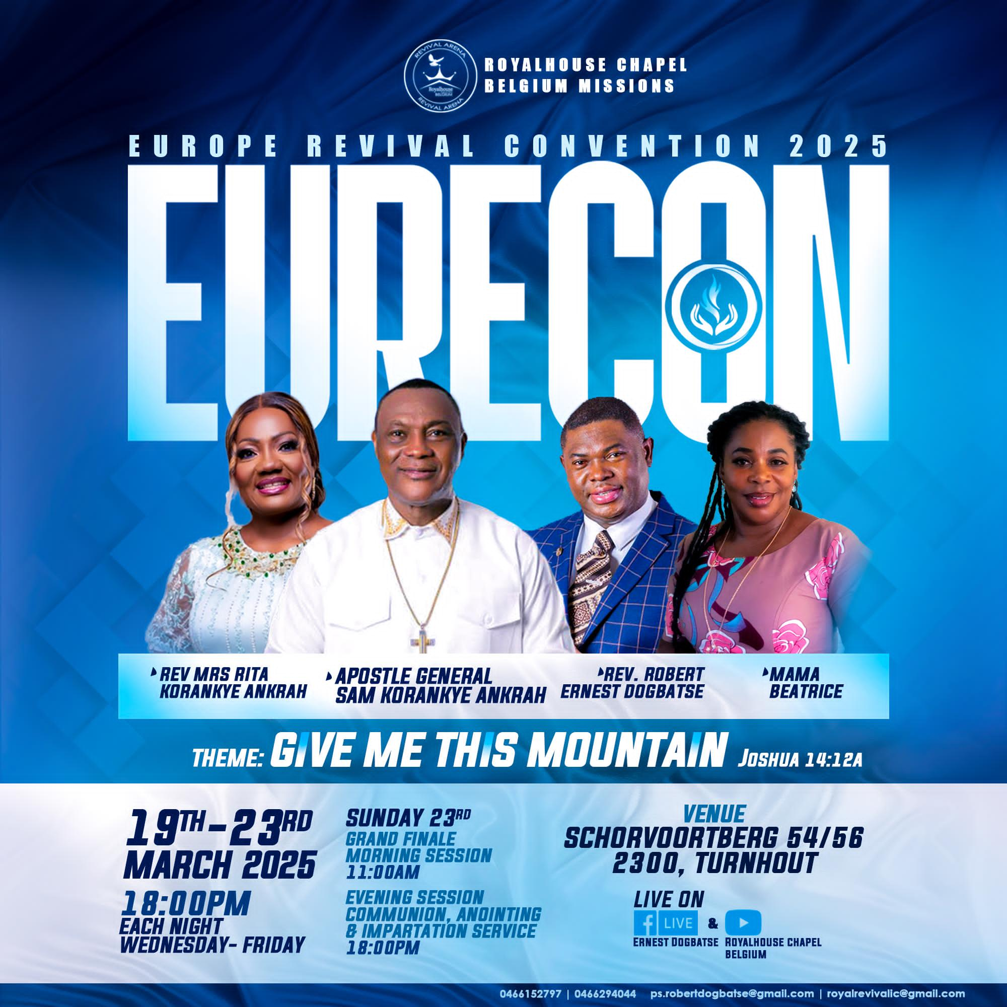 Europe Revival Convention 2025: "Give Me This Mountain"